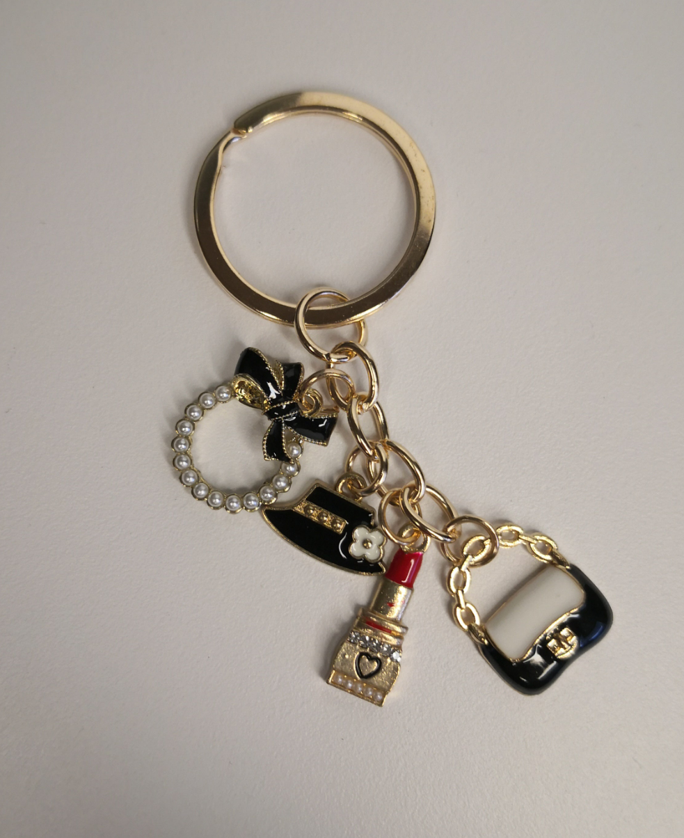 Sleutelhanger met Mode Charms - Intero Sieraden