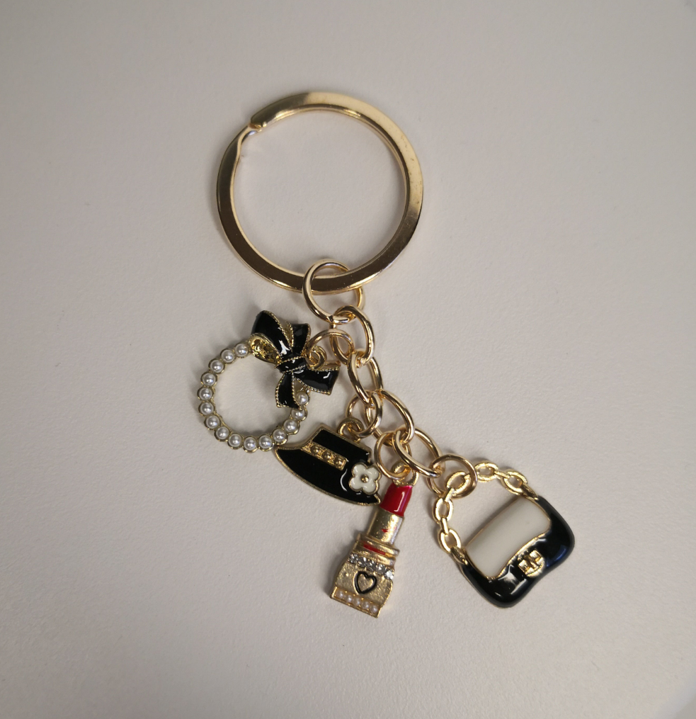 Sleutelhanger met Mode Charms - Intero Sieraden