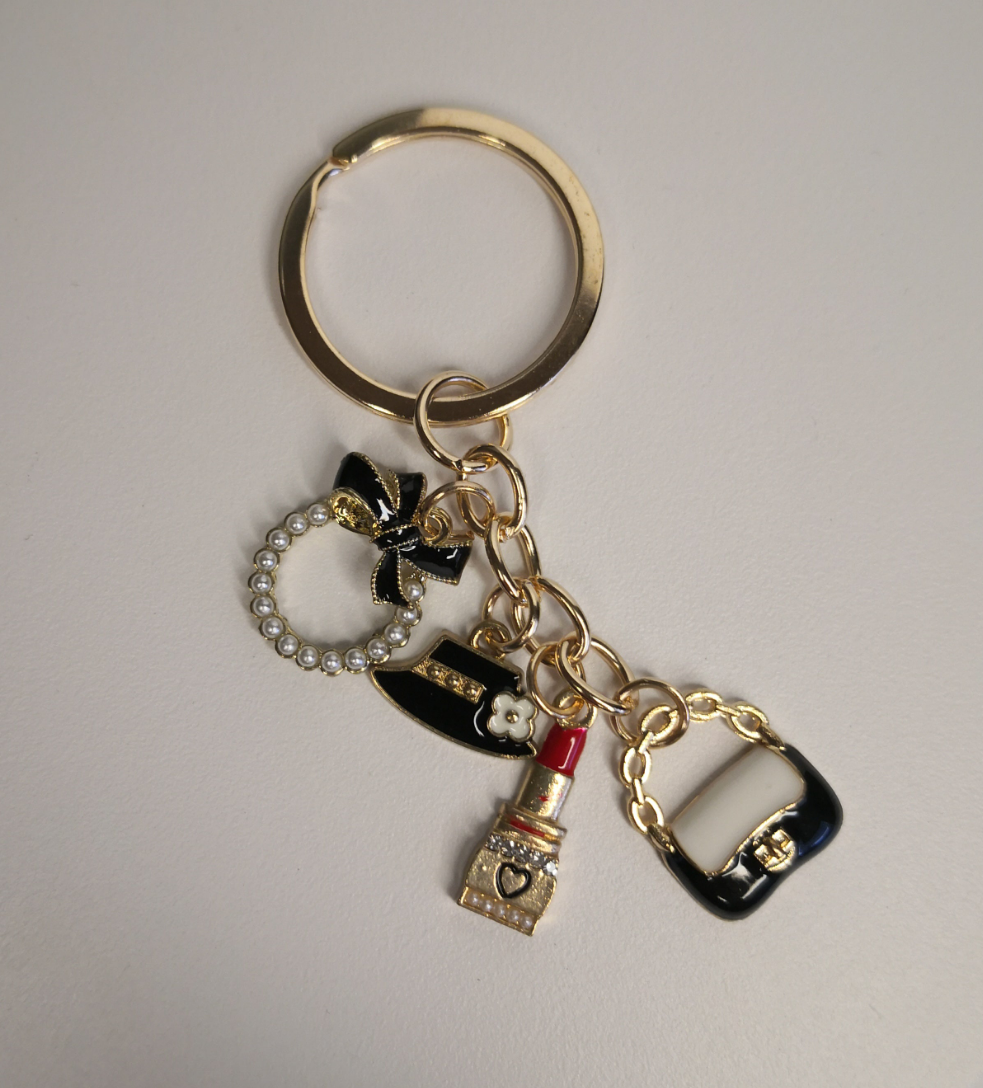 Sleutelhanger met Mode Charms - Intero Sieraden