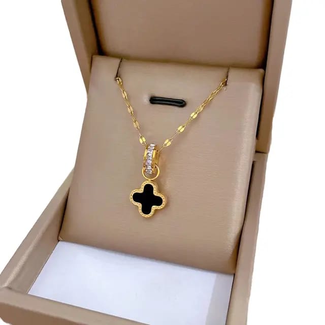 Elegante Klaver Ketting - Intero Sieraden