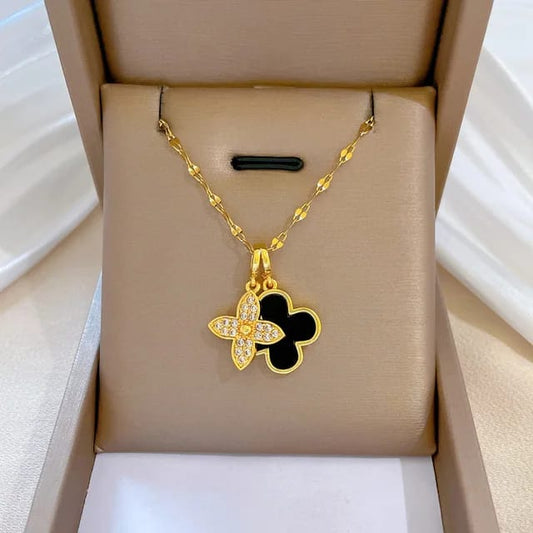 Twins Klaver Ketting - Intero Sieraden