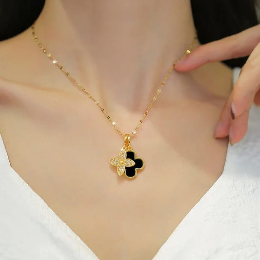 Twins Klaver Ketting - Intero Sieraden