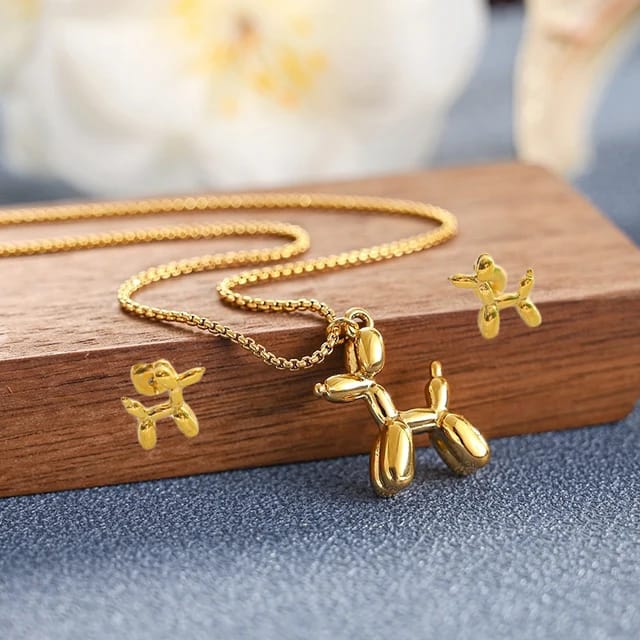 Ballon Hond Ketting - Intero Sieraden