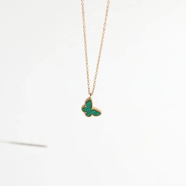 Groene Vlinder Ketting - Intero Sieraden
