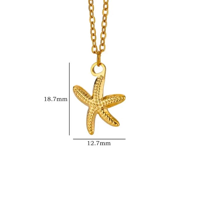 Zeeschelp en Zeester Ketting - Intero Sieraden