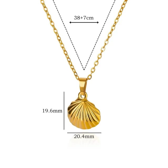 Zeeschelp en Zeester Ketting - Intero Sieraden