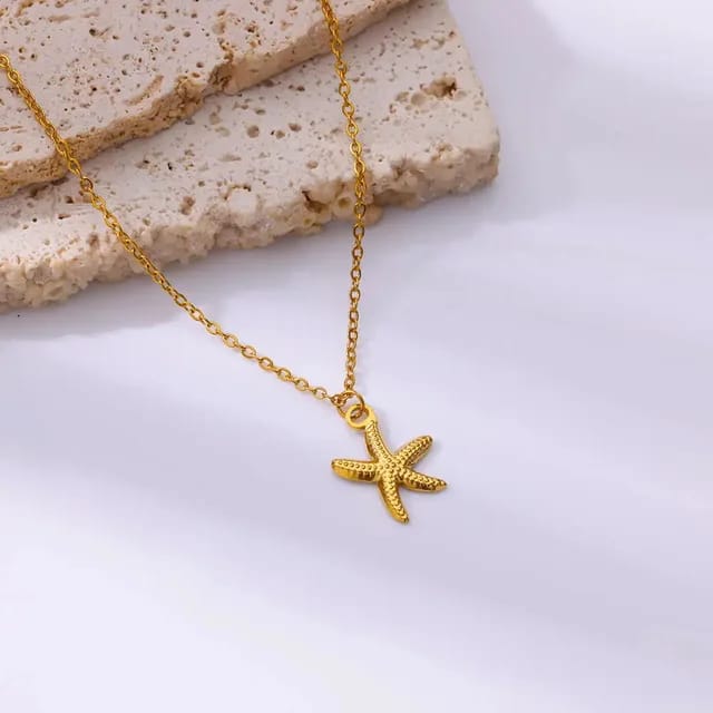 Zeeschelp en Zeester Ketting - Intero Sieraden