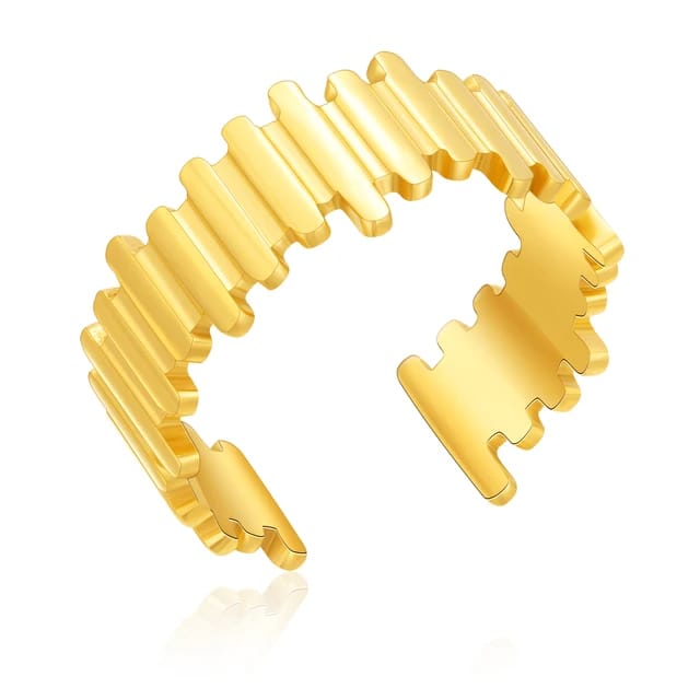 Verticale Elegantie Ring - Intero Sieraden