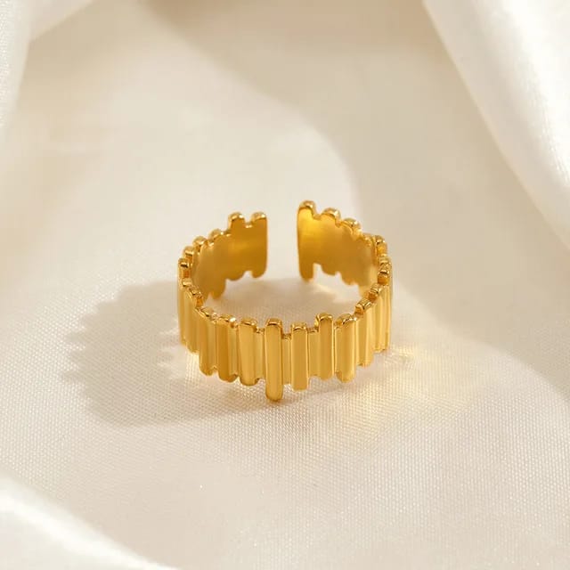 Verticale Elegantie Ring - Intero Sieraden
