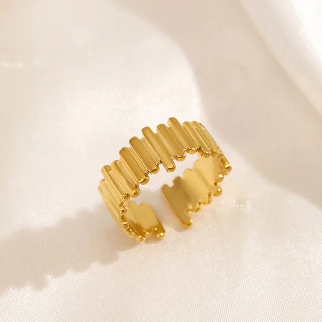 Verticale Elegantie Ring - Intero Sieraden