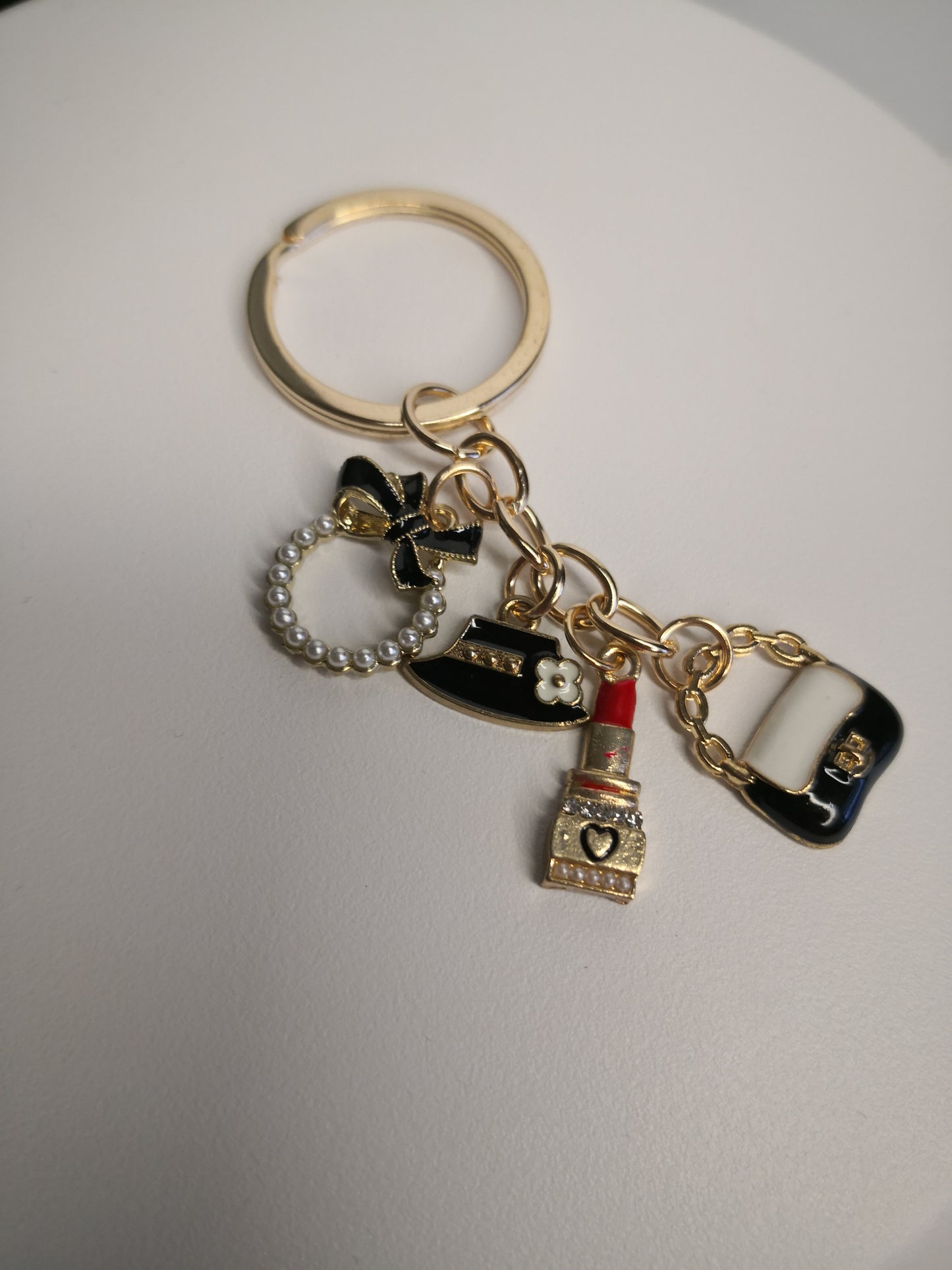 Sleutelhanger met Mode Charms - Intero Sieraden