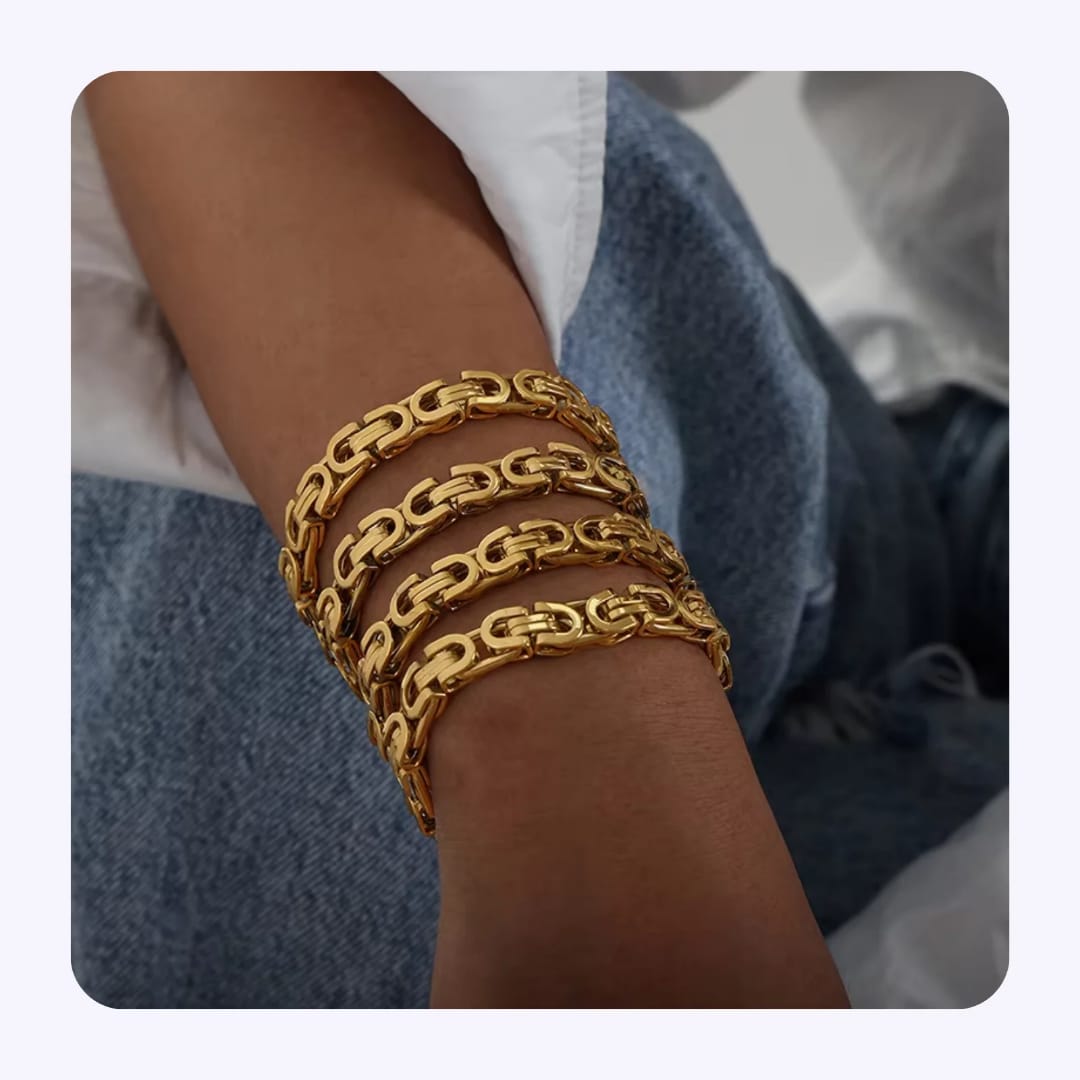 Trendy Dikke Armband - Intero Sieraden