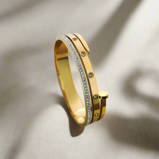 Drievoudige Armband Roestvrij Staal – Waterbestendig, Kleurvast & Luxe