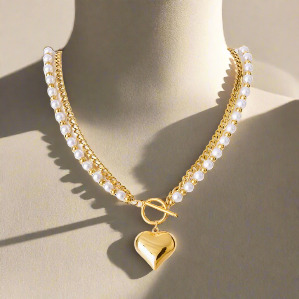 Luxe Harten Sieradenset - Elegantie en Duurzaamheid