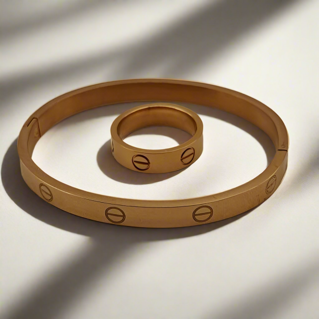 Trendy Armband en Ring set