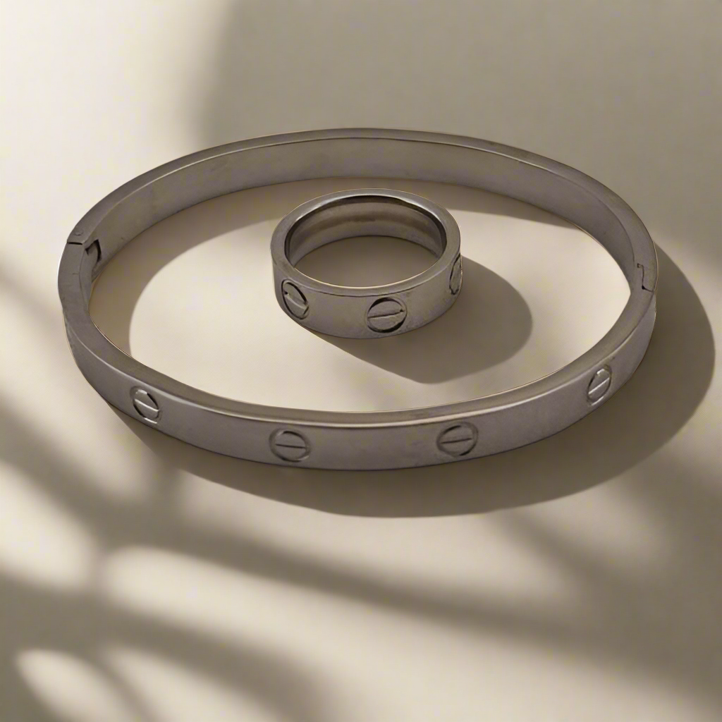 Trendy Armband en Ring set