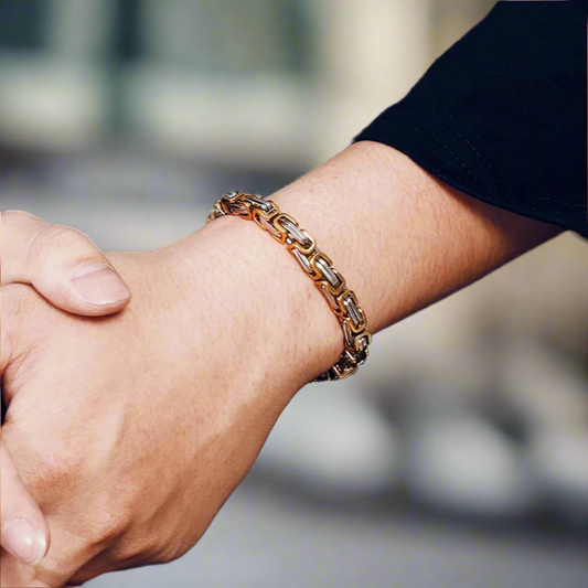 Herenarmband Roestvrij Staal - 8mm × 22cm