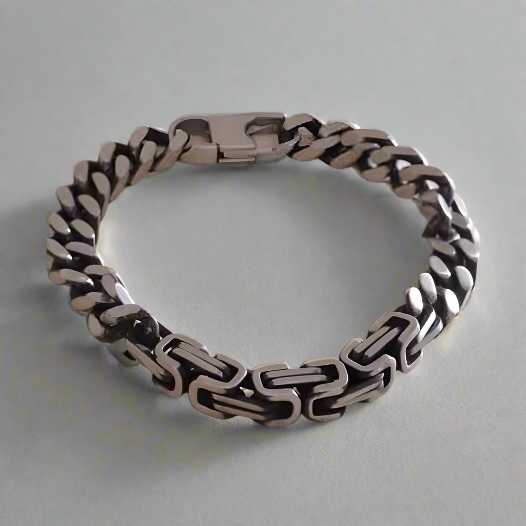 Elegante Herenarmband Roestvrij Staal - Luxe Sieraden