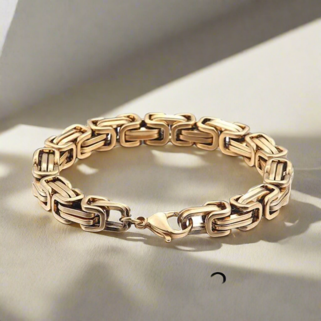 Herenarmband Roestvrij Staal - 8mm × 22cm