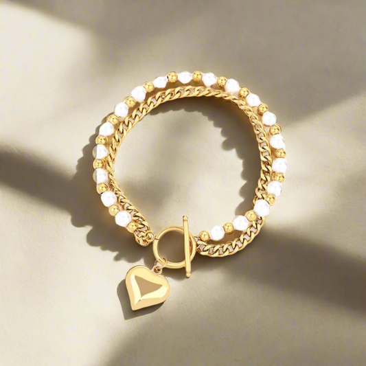 Luxury Heart Jewelry Set - Elegance and Durability