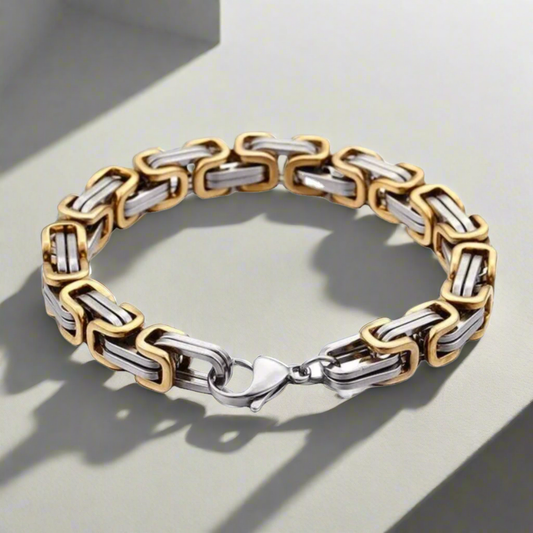 Herenarmband Roestvrij Staal - 8mm × 22cm