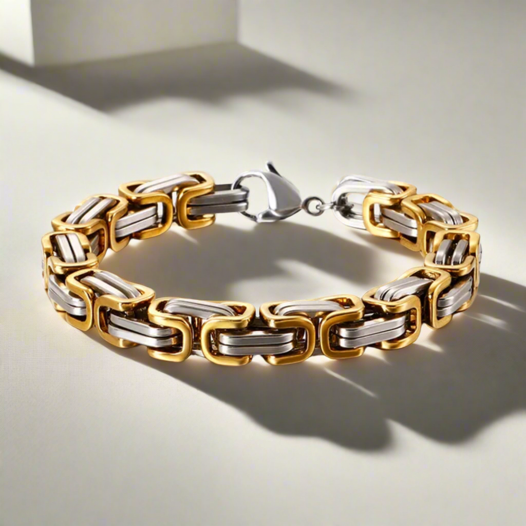 Herenarmband Roestvrij Staal - 8mm × 22cm