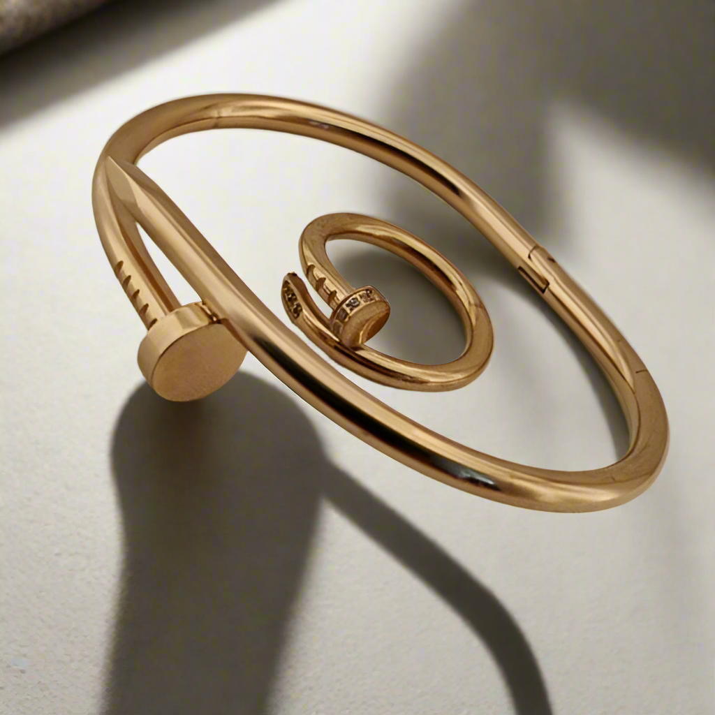 Spijker Armband en Spijker Ring set