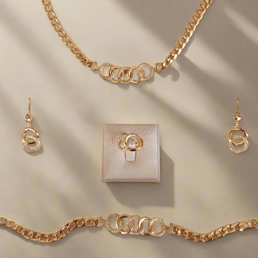 Elegante Gouden Sieradenset