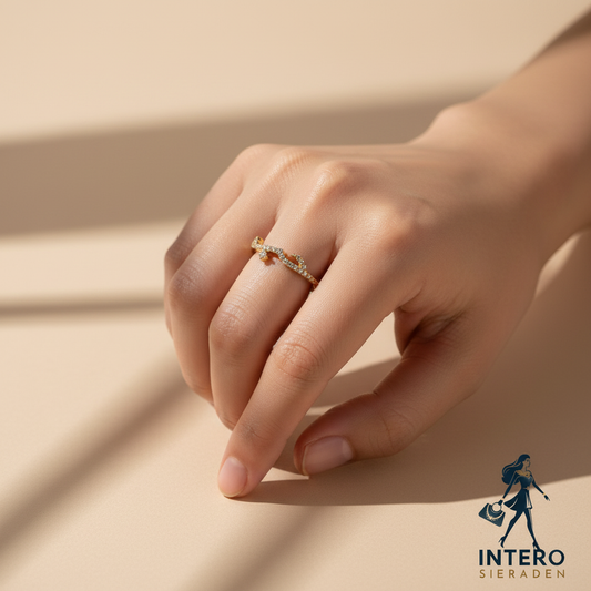 Liefde Ring حب - Goud op hand