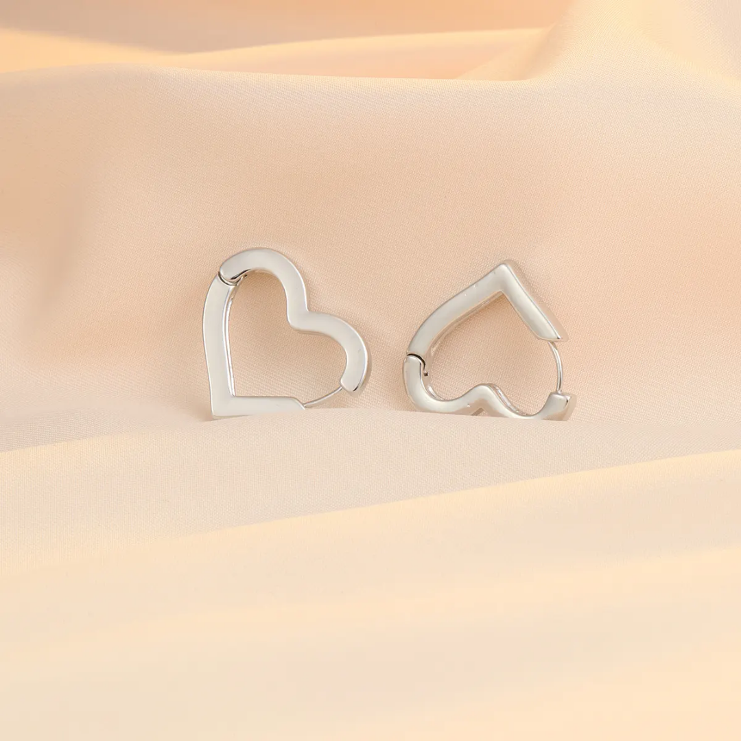 Hartvormige Oorbellen - Intero Sieraden