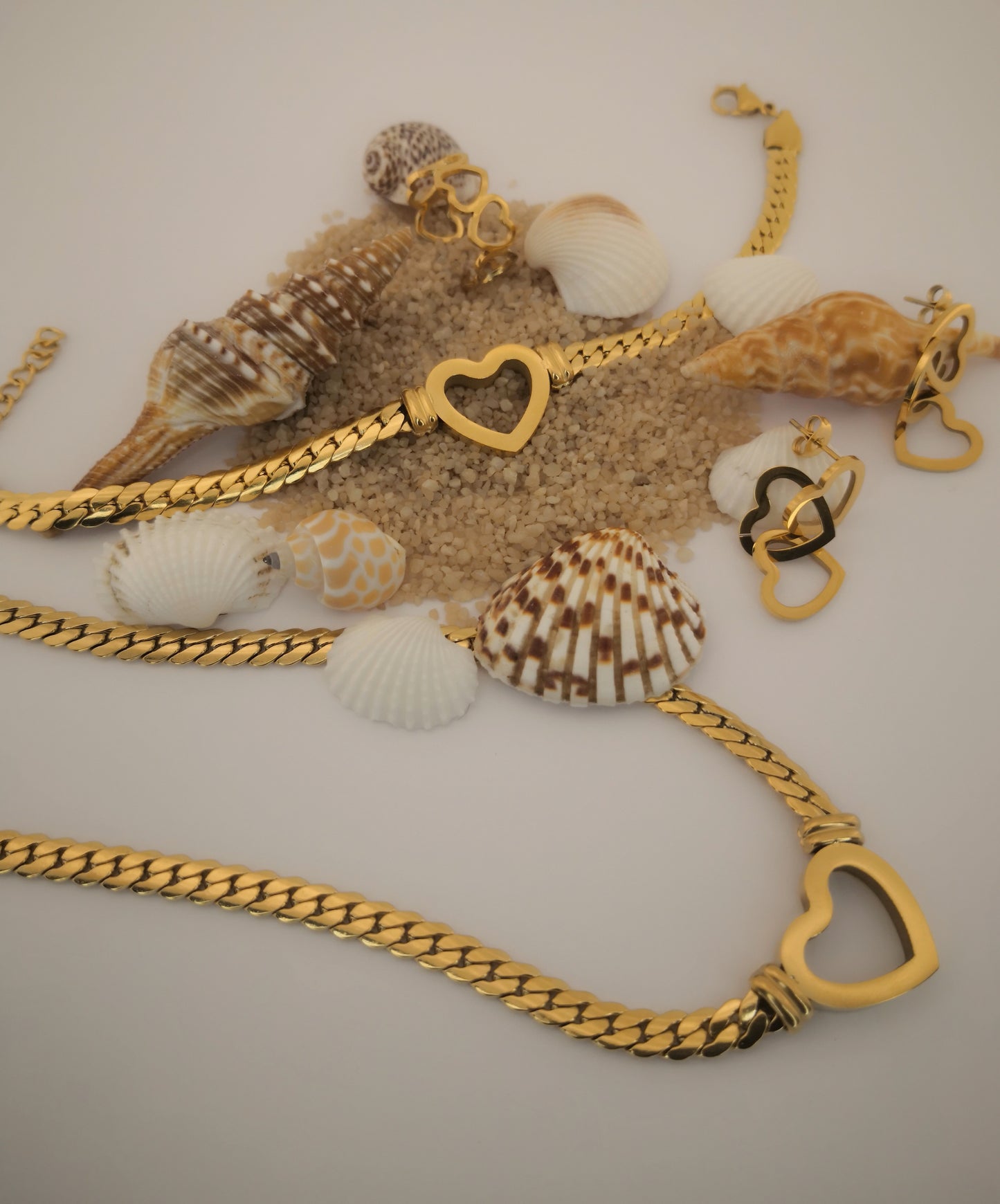 Harten Sieraden set 4 stuk - Intero Sieraden