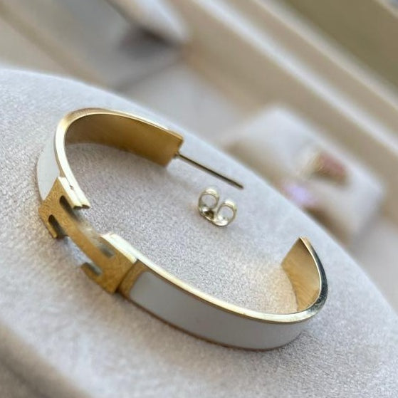 H letter Oorbellen