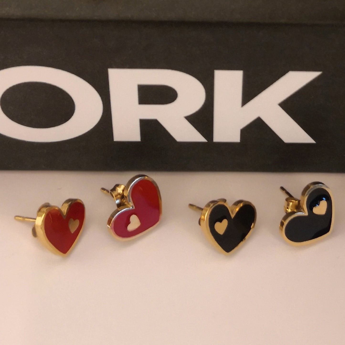 Harten Ketting en Oorbellen Set