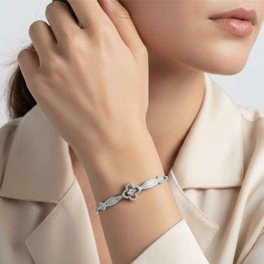 Sophie Zirconia Bracelet - Stainless Steel Water Resistant