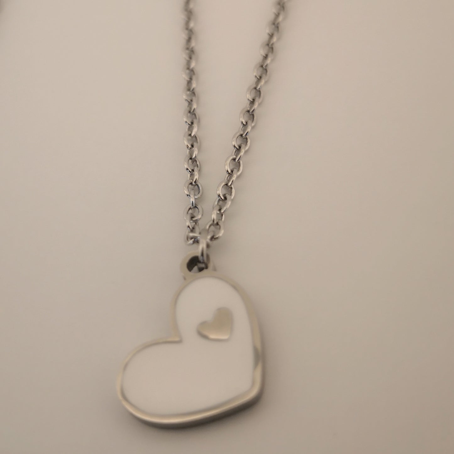 Harten Ketting en Oorbellen Set