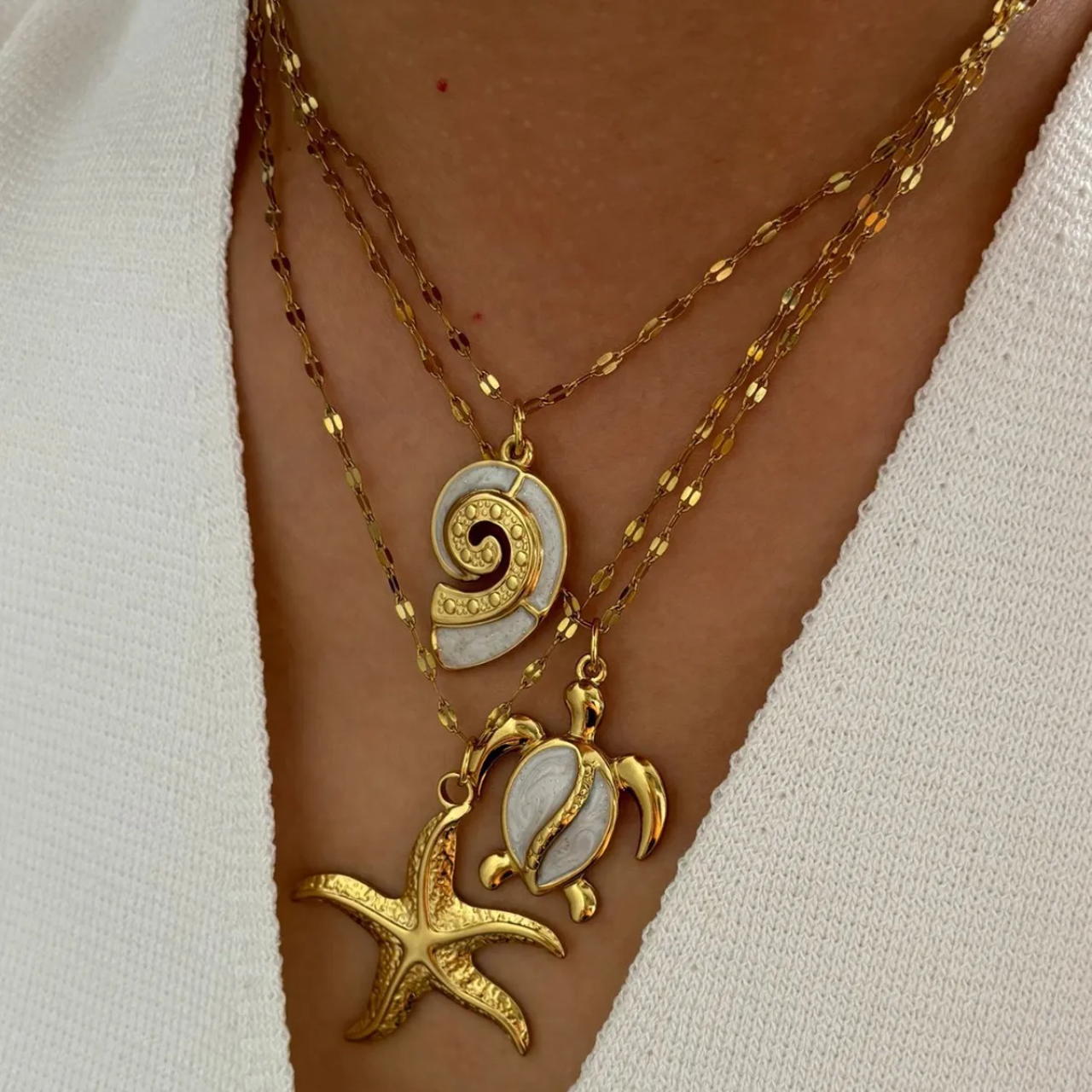 Gouden Zee Inspiratie Kettingen