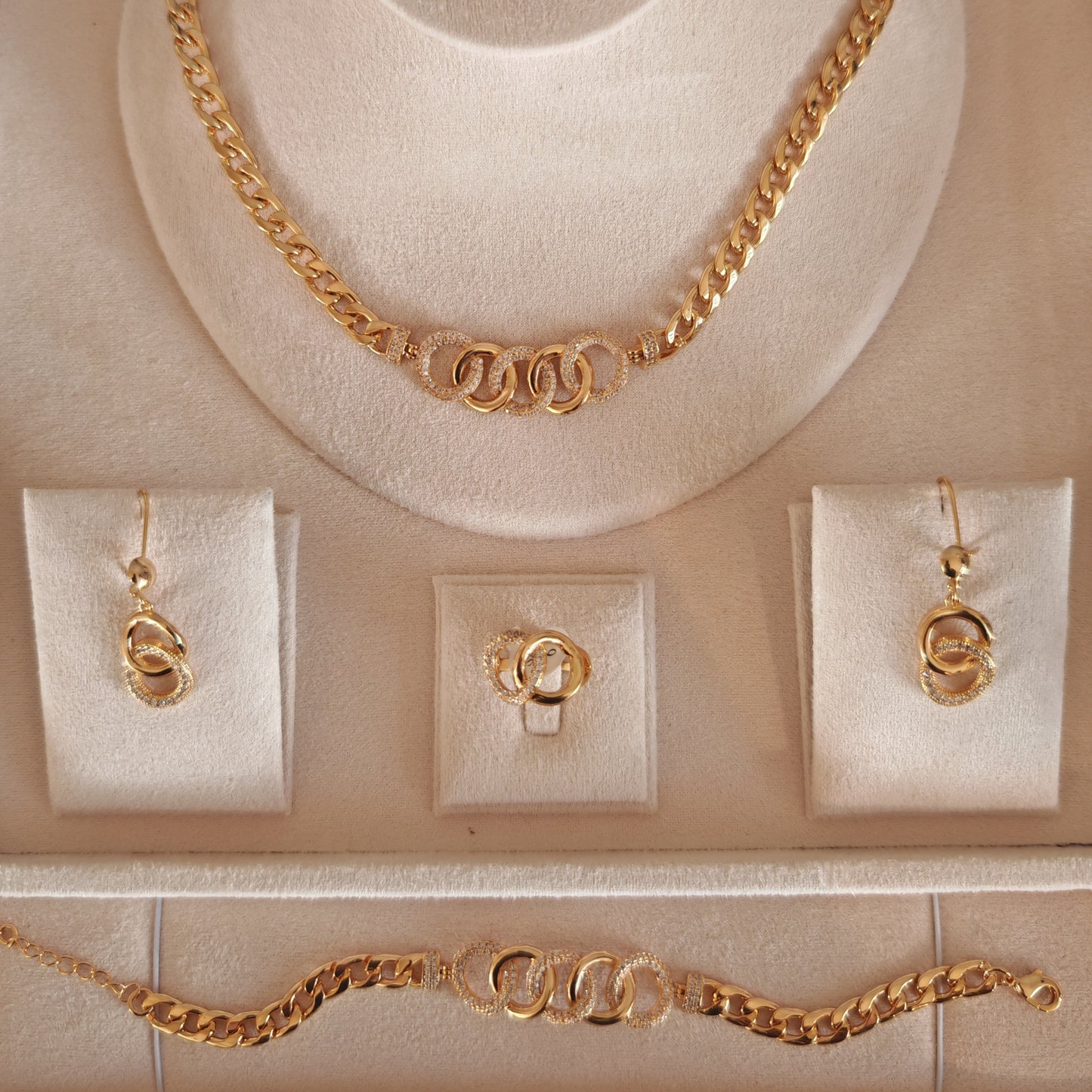 Elegante Gouden Sieradenset