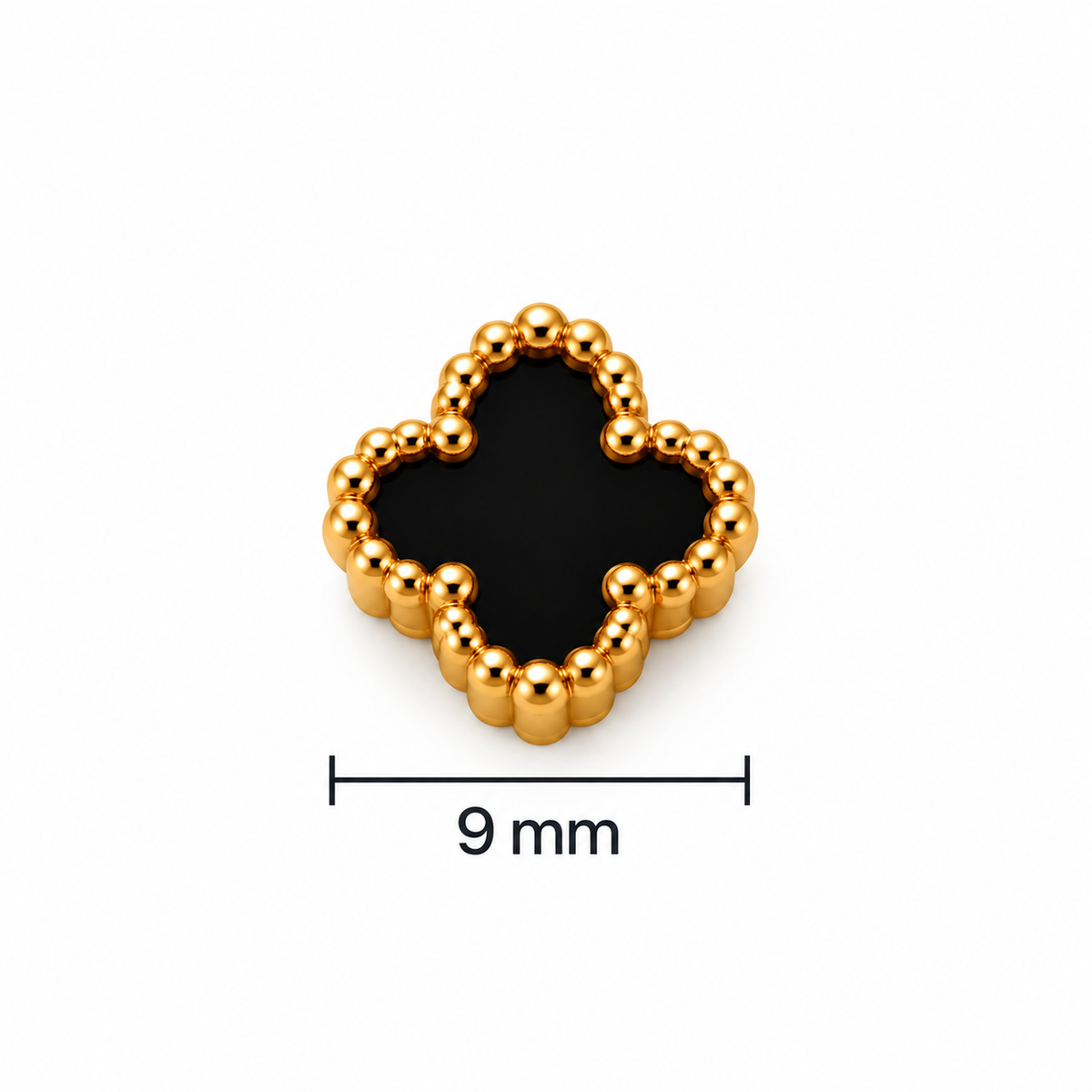 Klavertje Vier Armband 9mm - RVS Waterbestendig