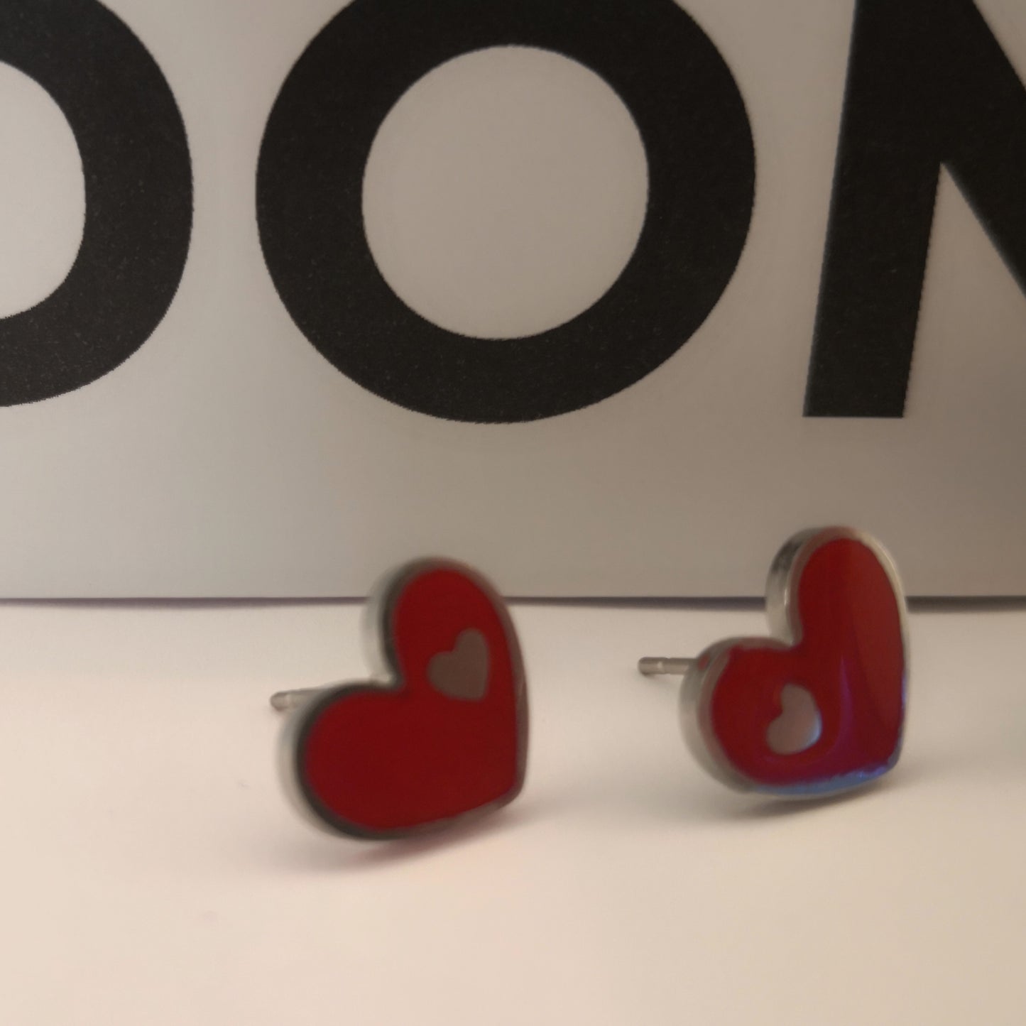 Harten Ketting en Oorbellen Set