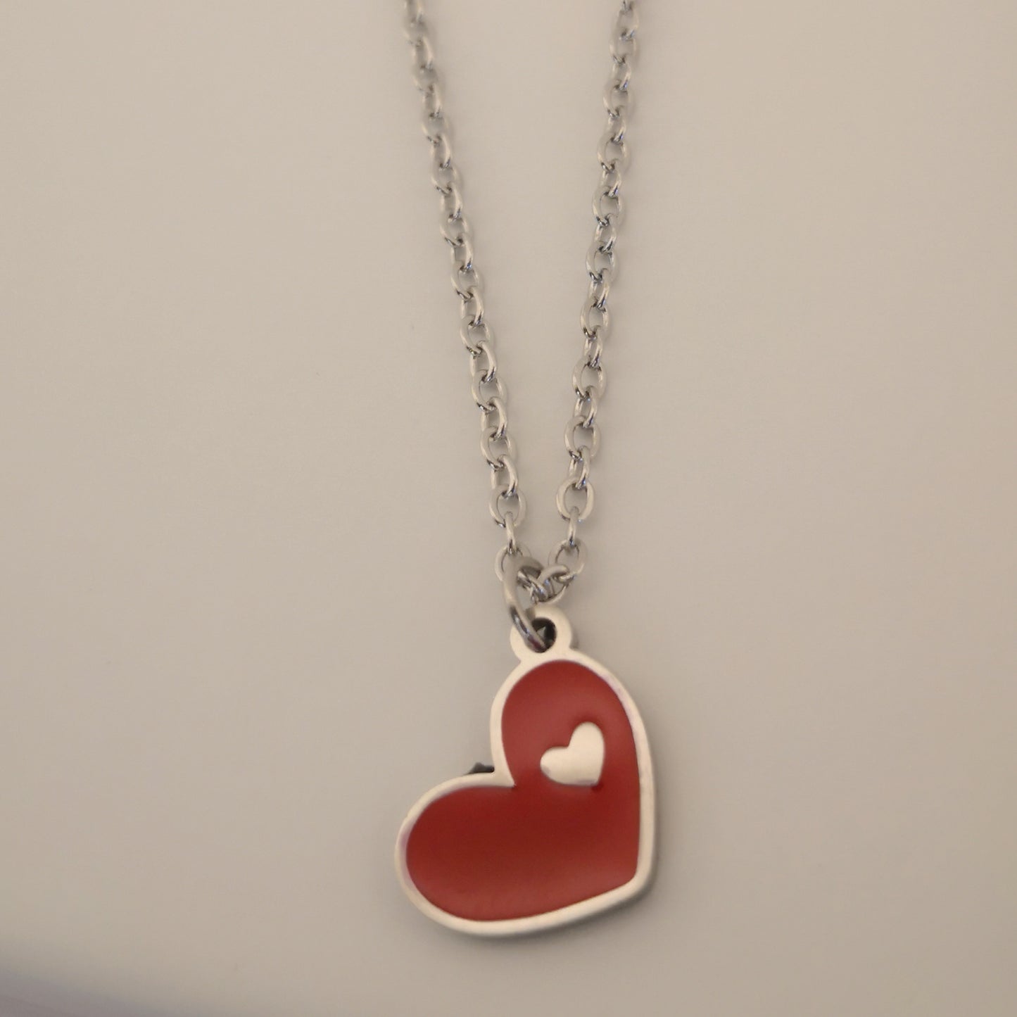 Harten Ketting en Oorbellen Set