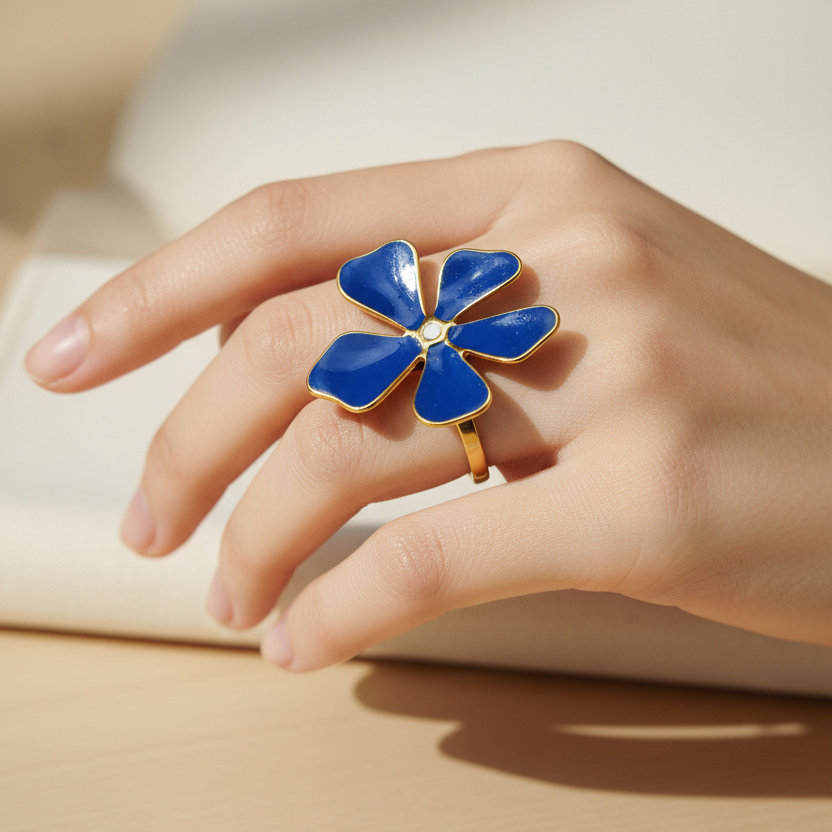 خاتم الوردة الأزرق