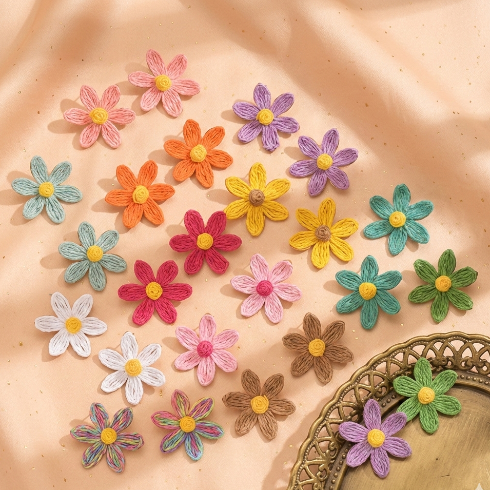 Gekleurde Bloem Oorbellen - intero Sieraden 