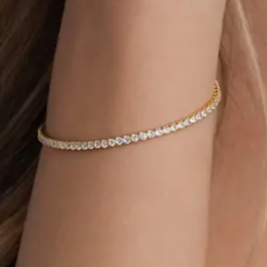 Radiant Gold – Gouden Armband met Zirkonia