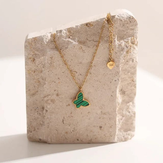 Groene Vlinder Ketting - Intero Sieraden