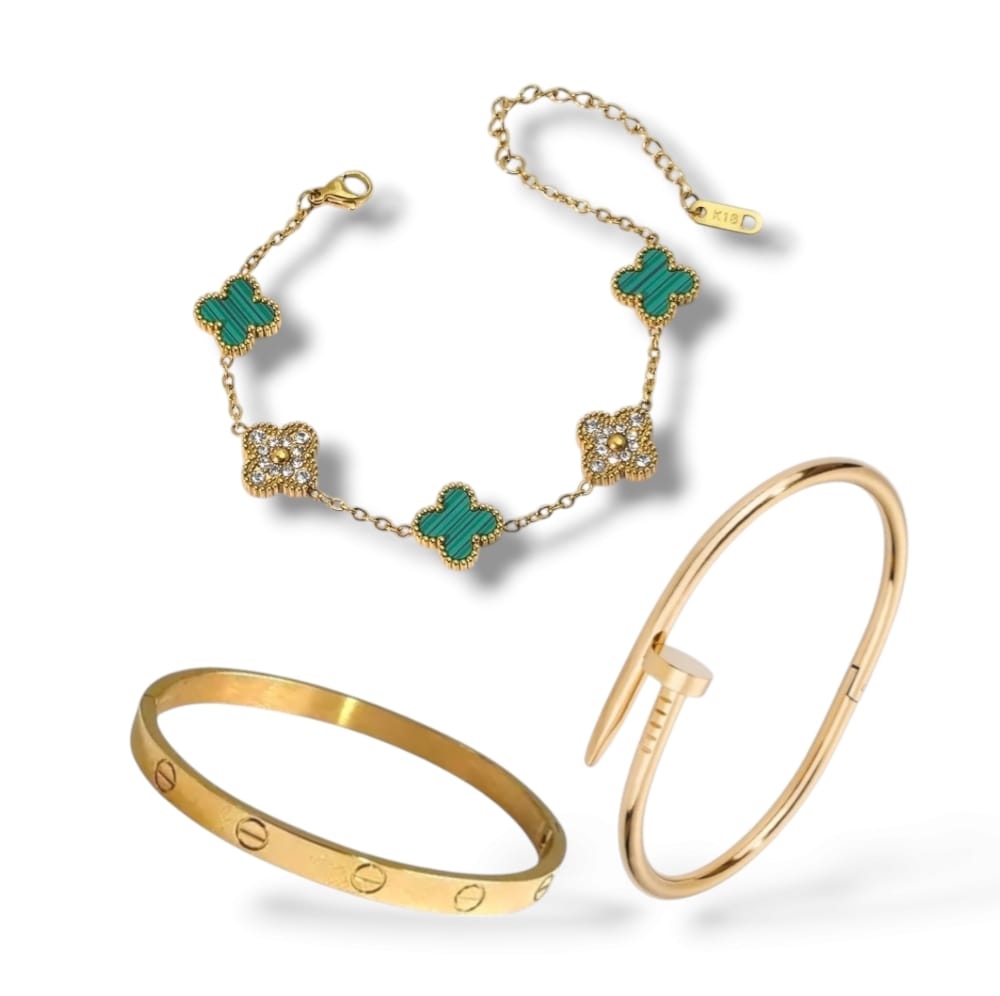 Trendy Armbanden Set - 3 Stuk - Intero Sieraden