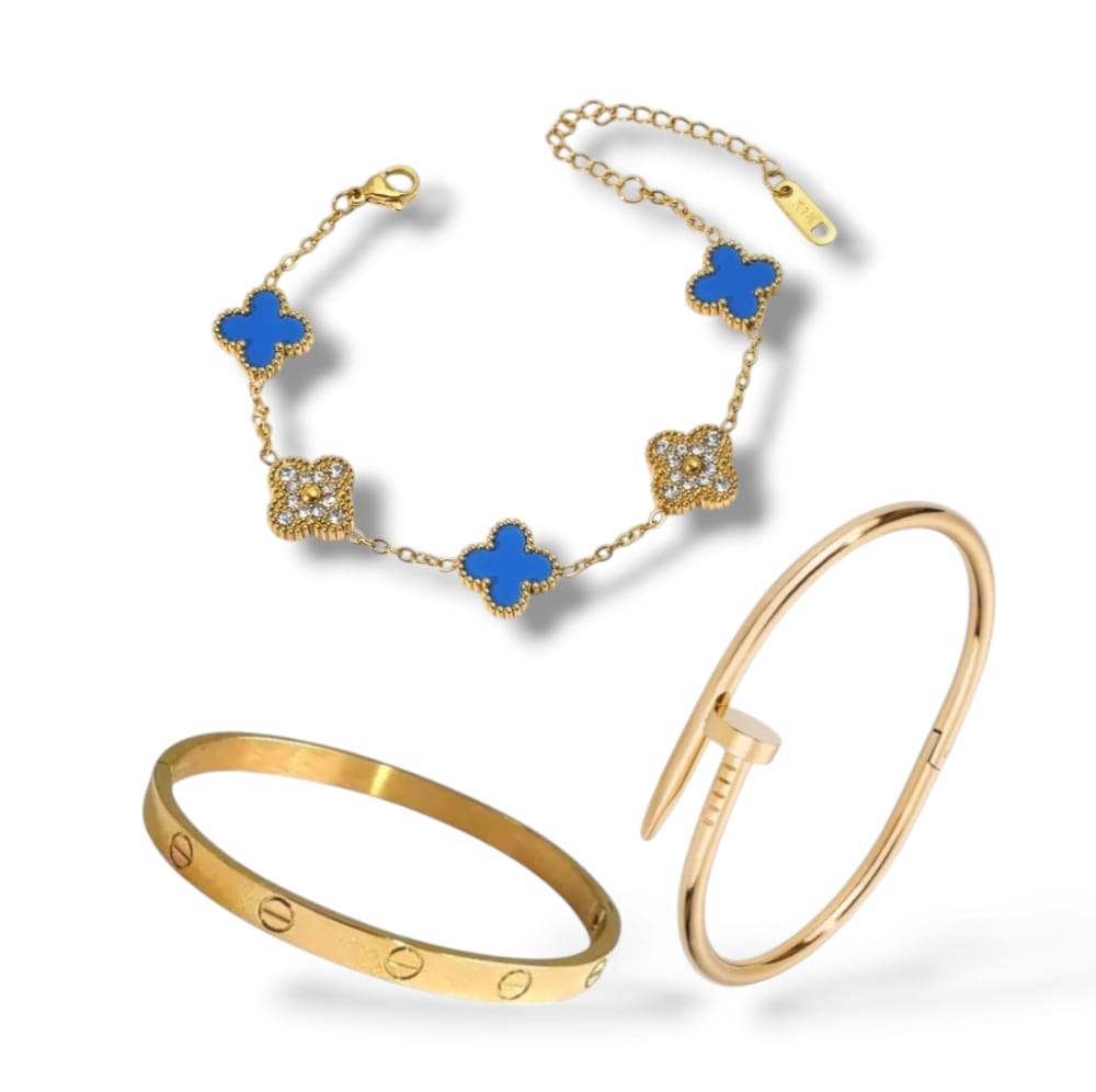 Trendy Armbanden Set - 3 Stuk - Intero Sieraden