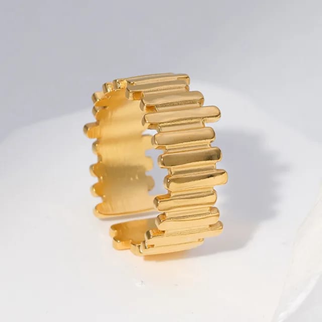 Verticale Elegantie Ring - Intero Sieraden