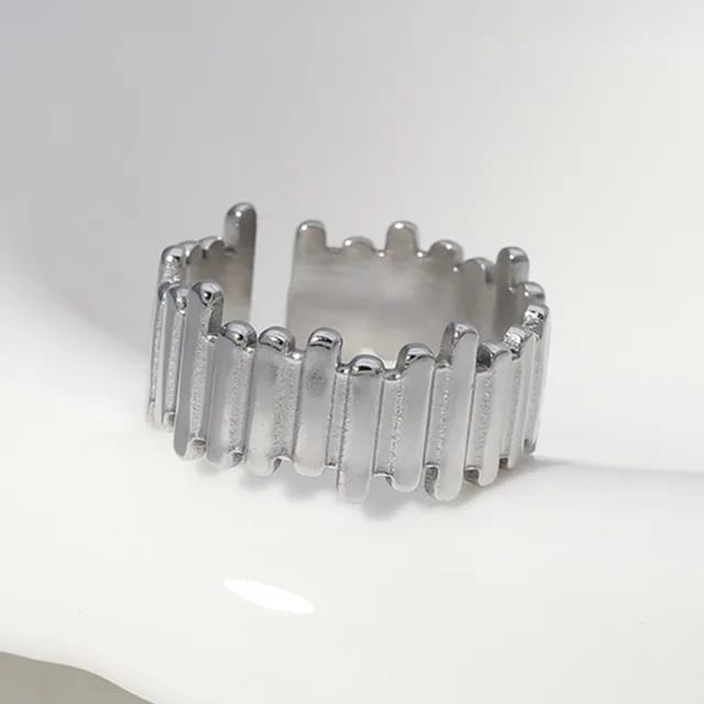Verticale Elegantie Ring - Intero Sieraden