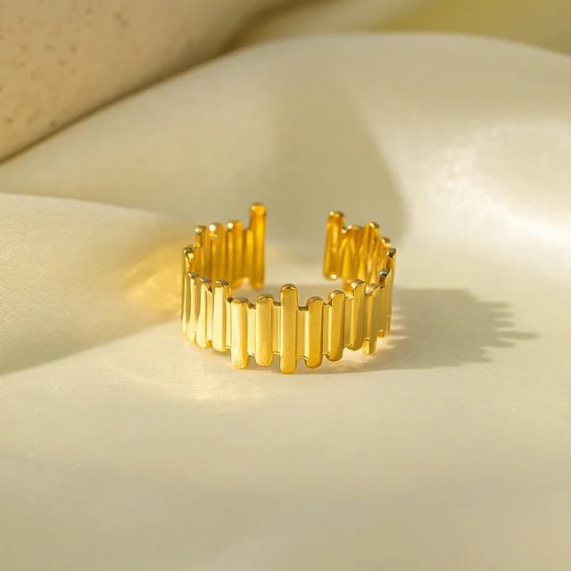 Verticale Elegantie Ring - Intero Sieraden