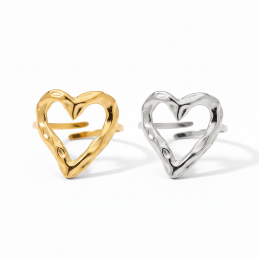 Verstelbare Hartring - Goudkleurig & Zilverkleurig